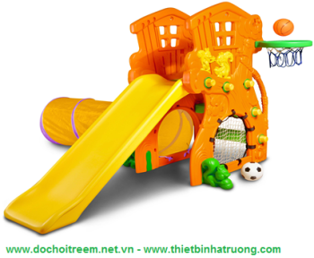 Bộ liên hoàn cầu trượt xích đu đa năng